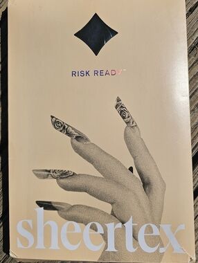 Sheertex Back Seam Tights Size Large